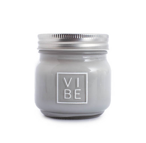 Scented Candle Jar White Moss & Cotton (7.5x7.5cmH)
